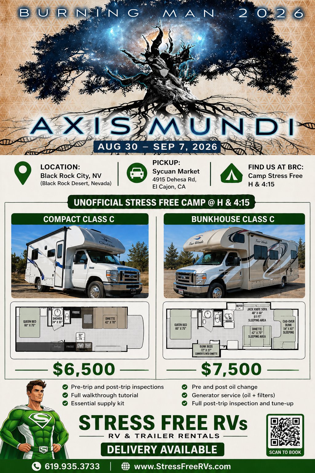 Burning Man 2026 flyer