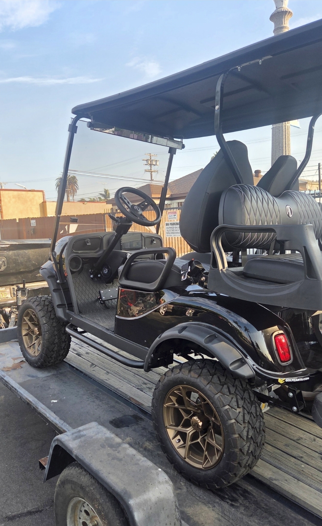 Legend — rear view on trailer