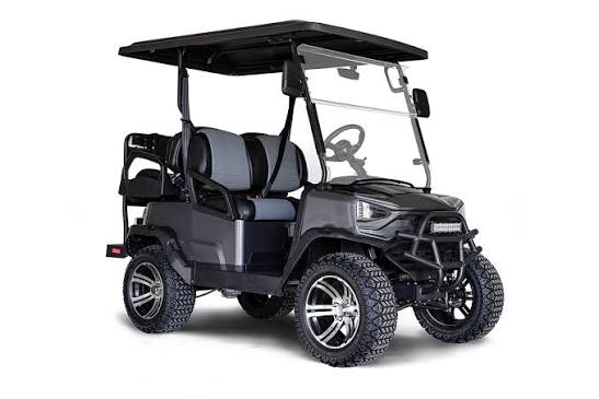2024 Racka RGC1 — charcoal with gray seats, front three-quarter studio view