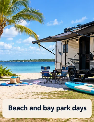 Beach and bay park days