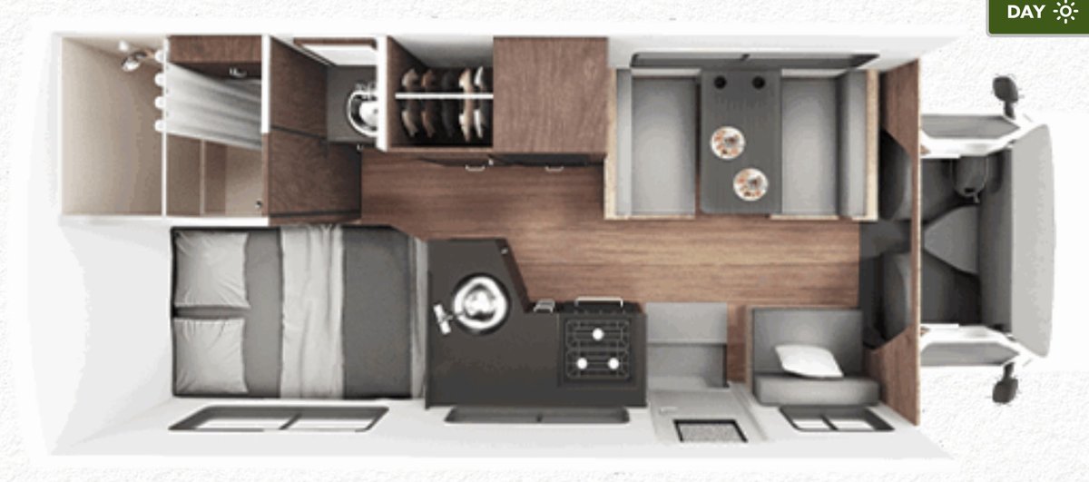[24] Class C Compact Majestic 23A floor plan