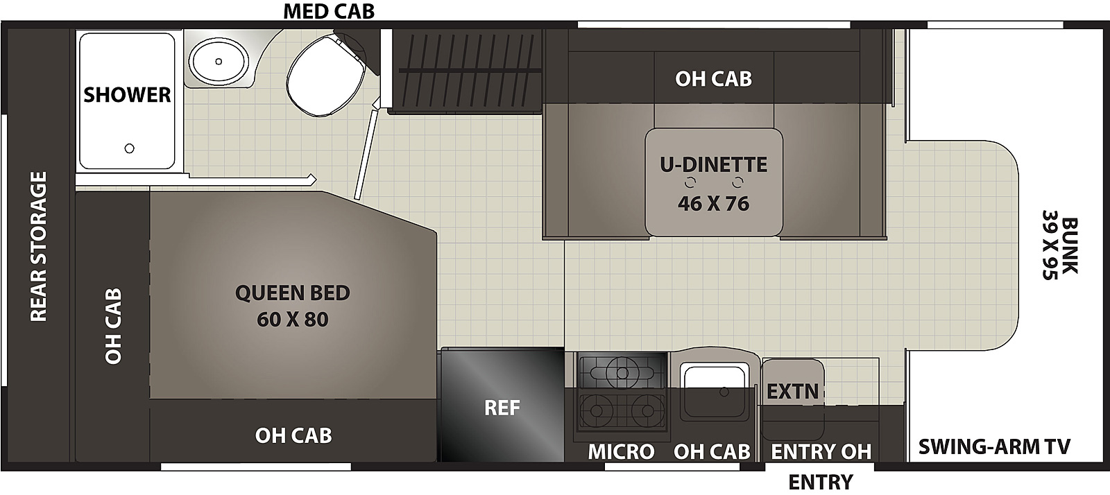 [27] 2022 Class C – Cross Trail – Easy to Drive floor plan
