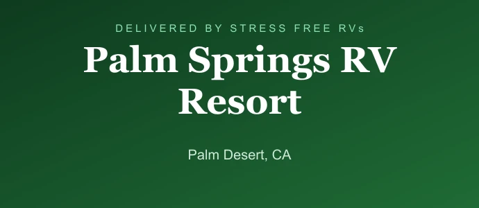 Palm Springs RV Resort logo