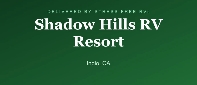 Shadow Hills RV Resort logo