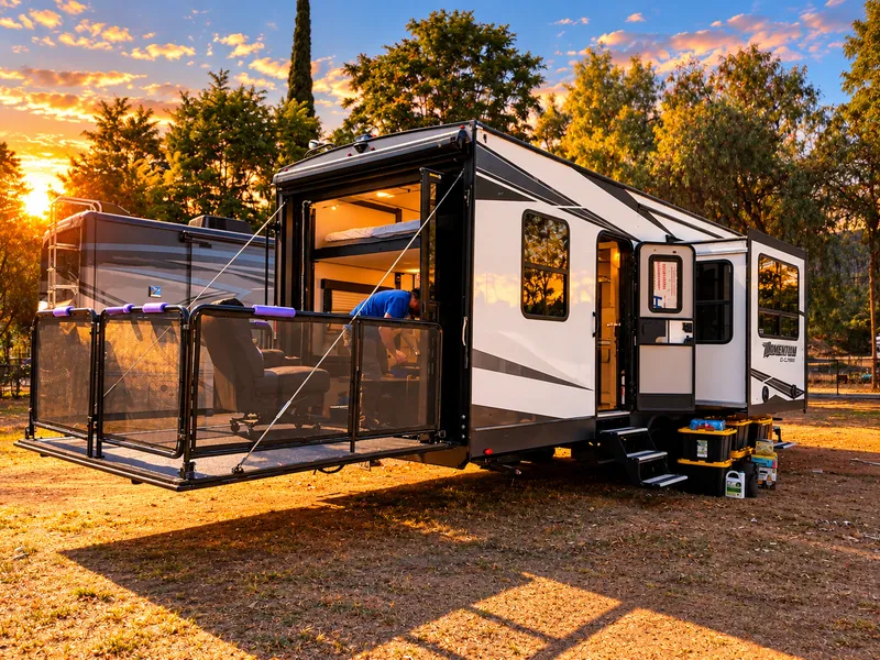 [17] 2021 Momentum 29G Toy Hauler