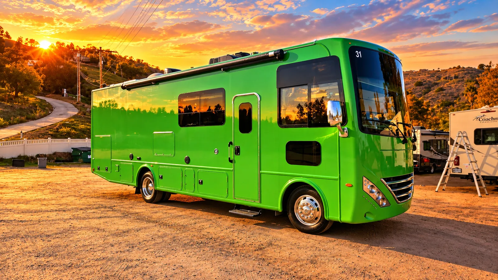 2018 Thor Motorcoach Hurricane 29M — exterior view