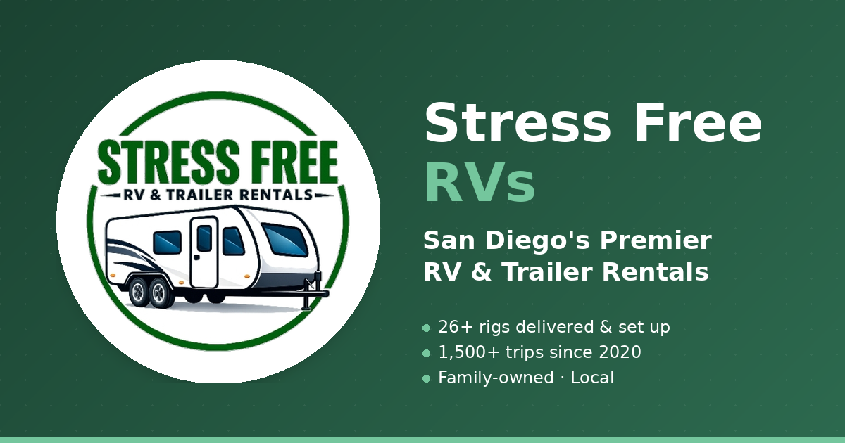 Stress Free RVs — San Diego RV Rentals